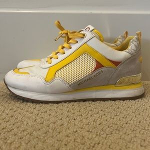 Michael Kors Women’s Yellow Sneakers